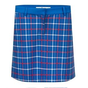 Tory Burch Sport Plaid Golf Tennis Skirt L NWOT